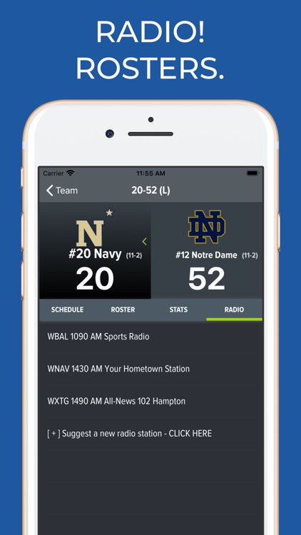 Navy Football Schedules