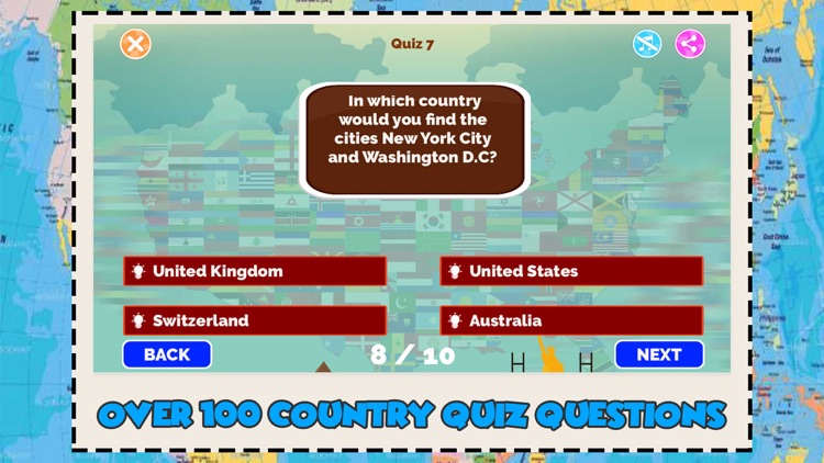 World Countries Geography Quiz screenshot-3