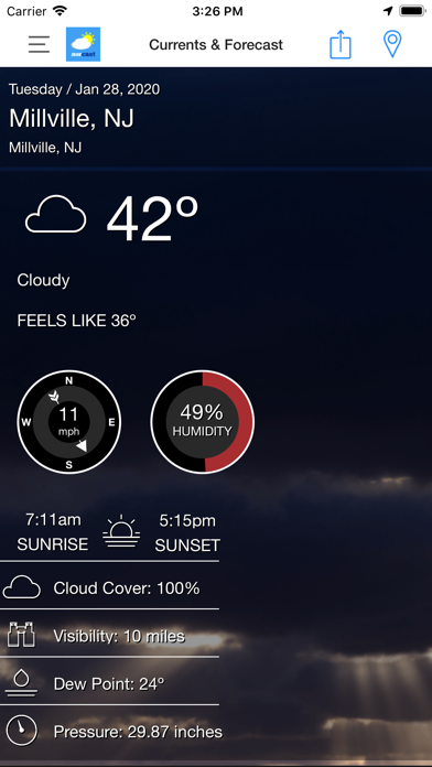 NorCast Weather screenshot 3