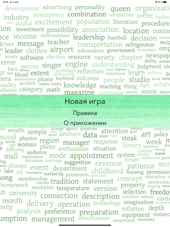 Шляпа - Угадывай Слова на iPad