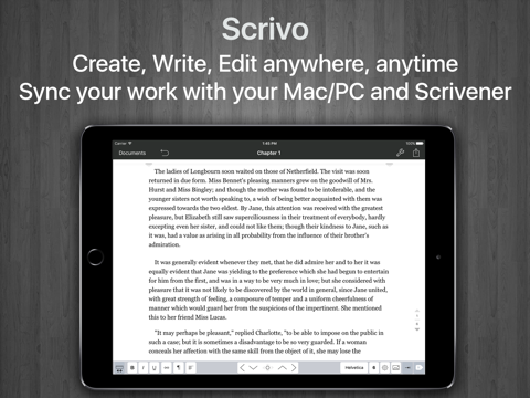 Скриншот из Scrivo Pro− Scrivener Writers