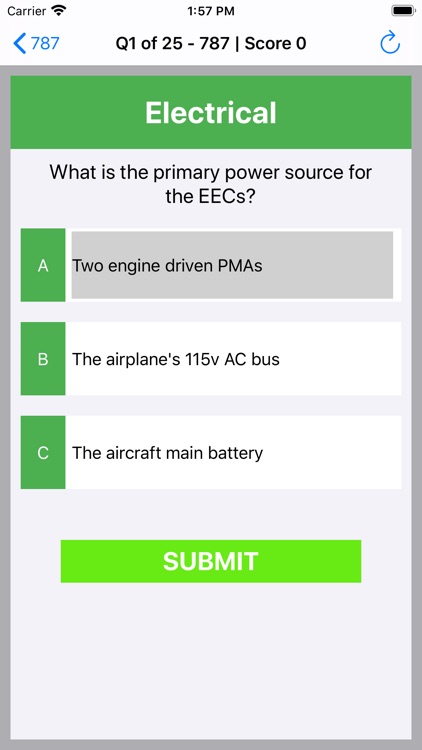 B787 Exam Questions