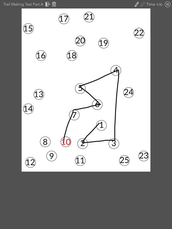 Trail Making Test (Part A & B) screenshot-4