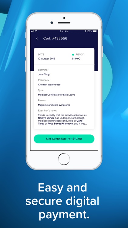 Sicky: Medical Certificate screenshot-4