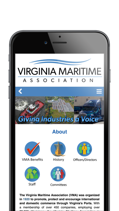 Virginia Maritime Association screenshot 2