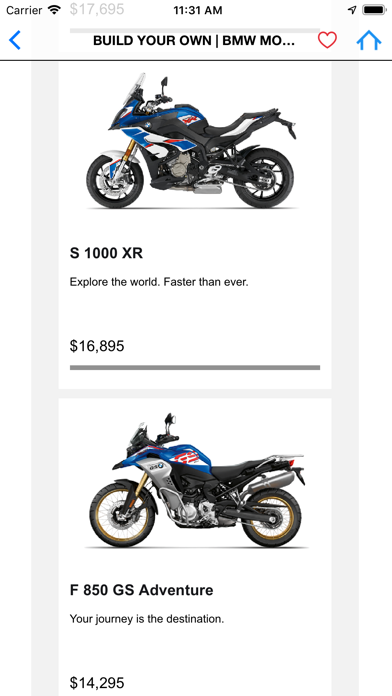 Santa Fe BMW Motorcycles screenshot 2
