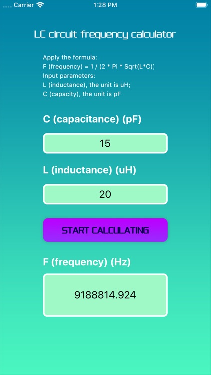 LC Circuit Frequency screenshot-3