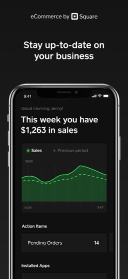 Weebly by Square app screenshot