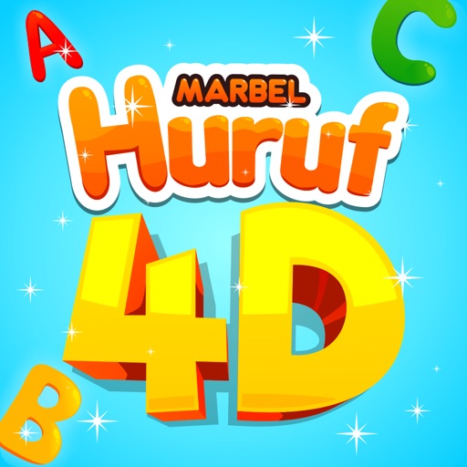 Marbel Huruf 4D Icon