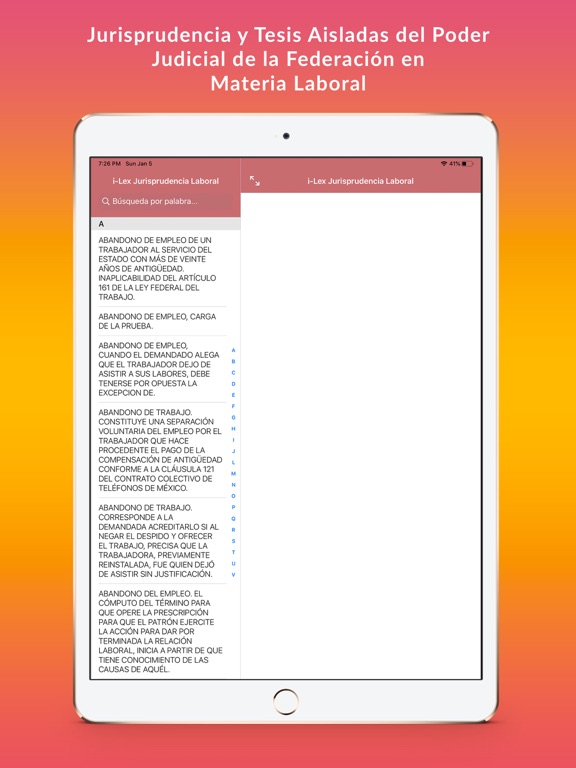 Screenshot #4 pour i-Lex Jurisprudencia Laboral