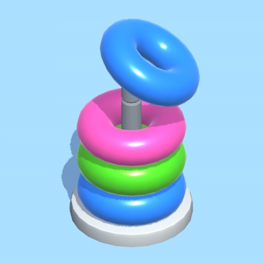 Color Hoop 3D Icon