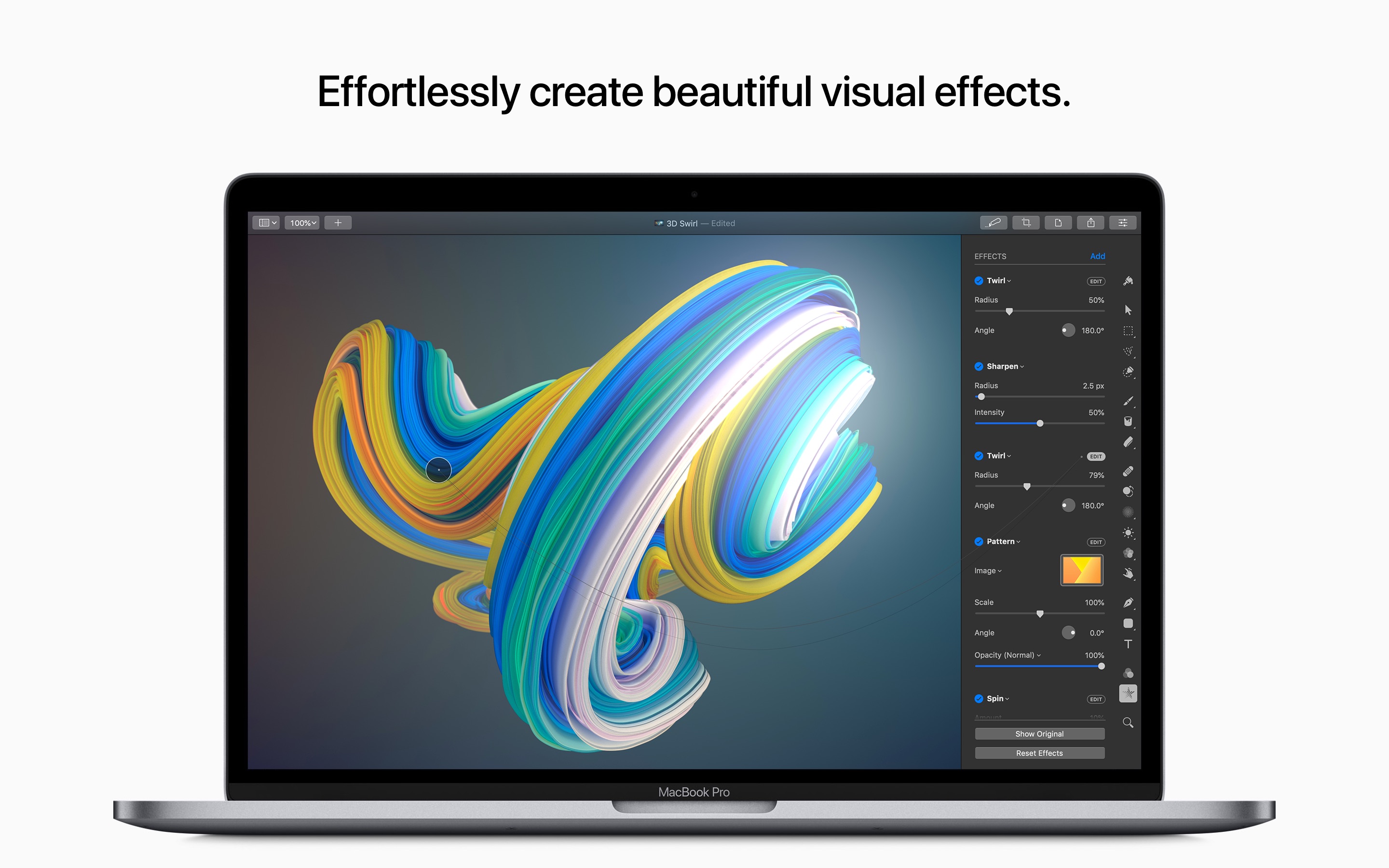 Screenshot do app Pixelmator Pro