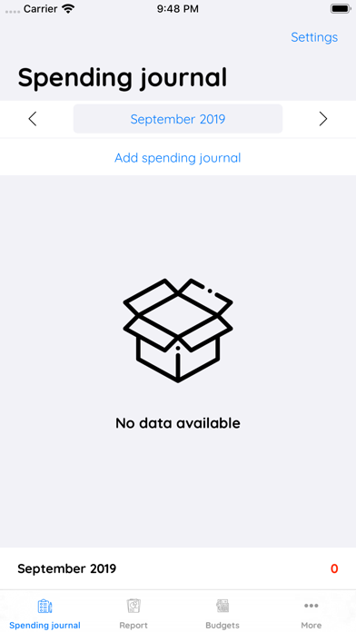 How to cancel & delete Spending journal from iphone & ipad 1