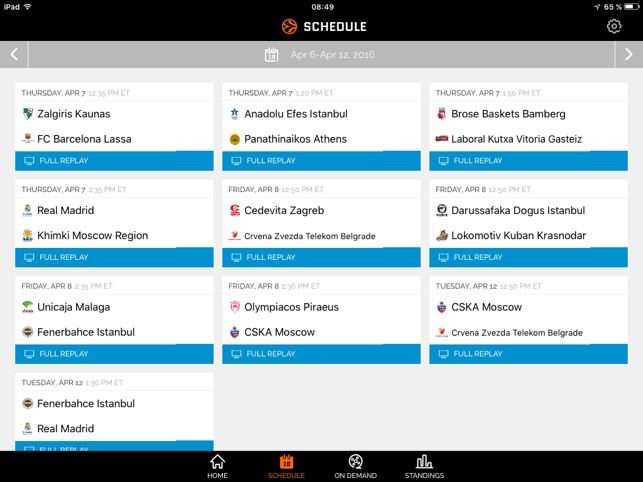 Euroleague TV for iPad(圖3)-速報App