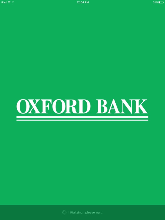 Oxford Bank & Trust for iPad