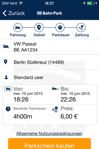 DB BahnPark screenshot 3