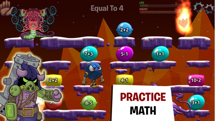 Monster Math - Games For Kids screenshot-0