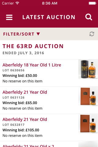 Scotch Whisky Auctions screenshot 3