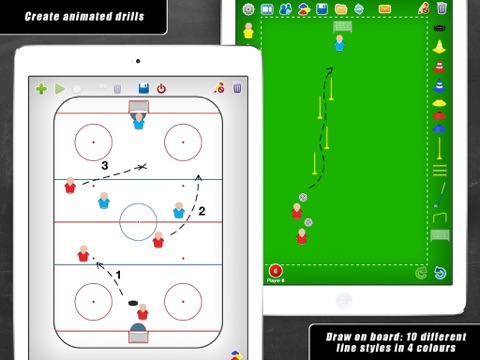 Coach Tactic Board: Hockey - náhled