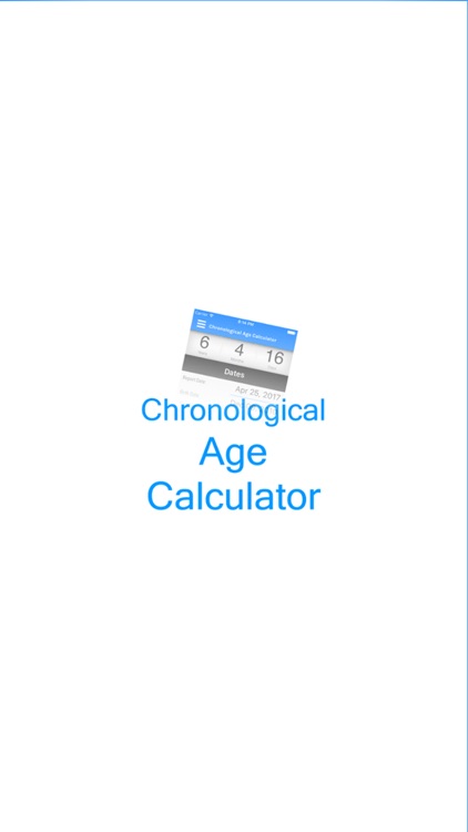 Chronological Age Calculator