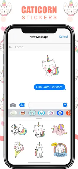 Game screenshot Caticorn Stickers hack