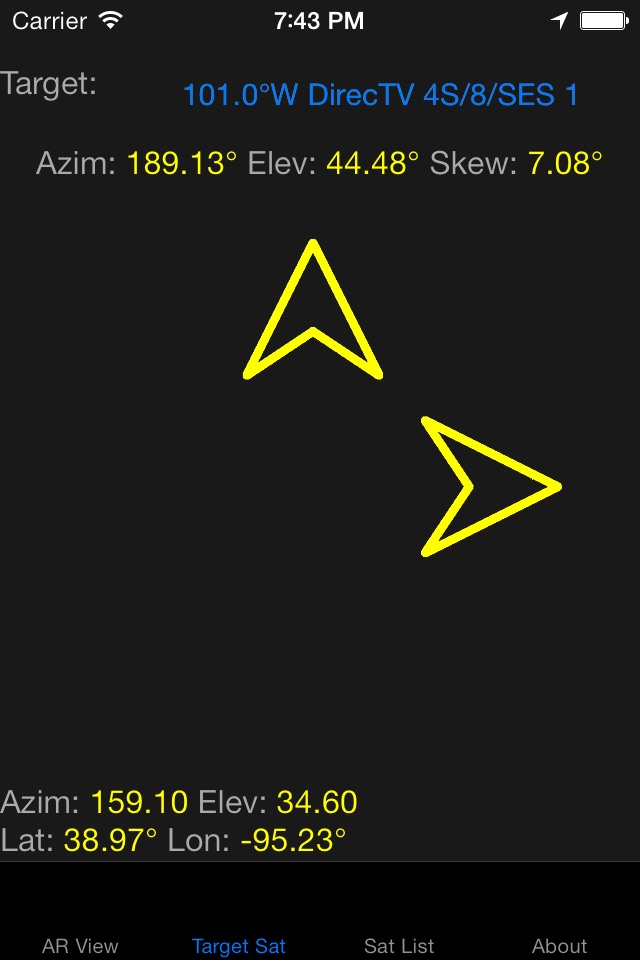 SatFinder - Find TV Satellites screenshot 2