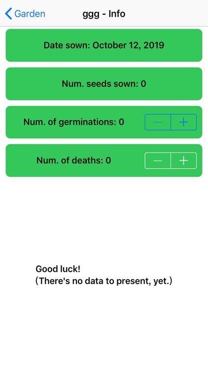 Germination Tracker