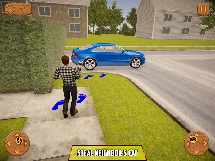 虚拟欺负男孩的邻居