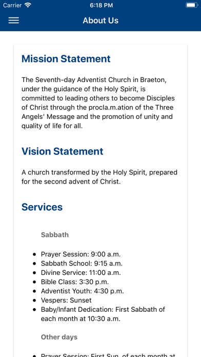 Braeton SDA Church screenshot 4