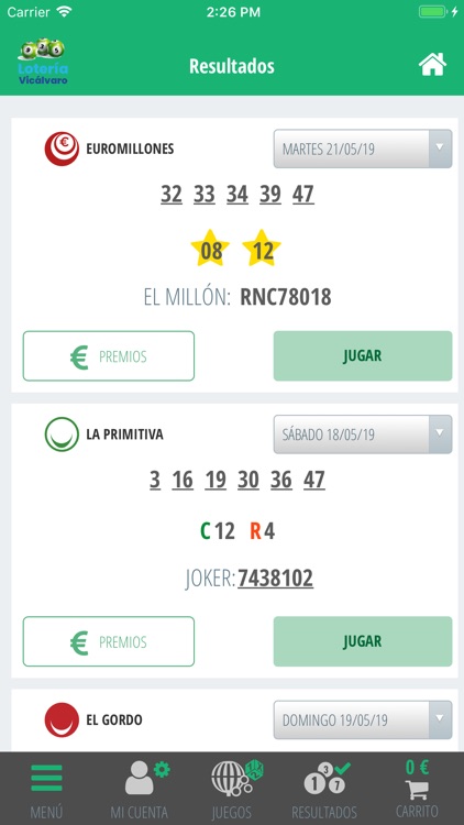 Juega Lotería