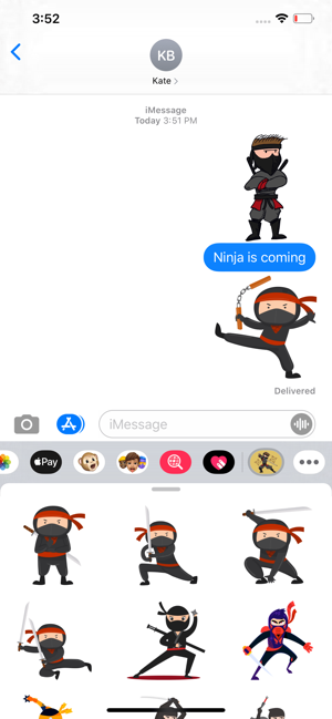 Ninja Samurai Stickers(圖2)-速報App