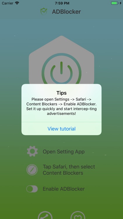 ADBlocker - Green AD