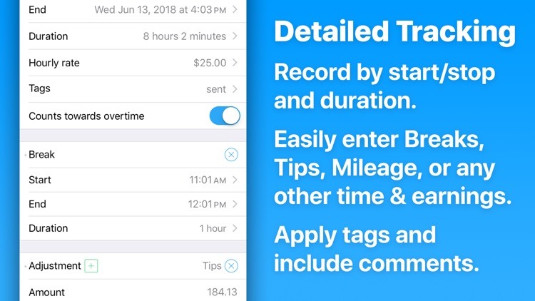 HoursTracker: Hours & Pay screenshot-5