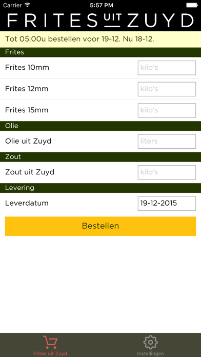 How to cancel & delete Frites uit Zuyd Bestel app from iphone & ipad 2