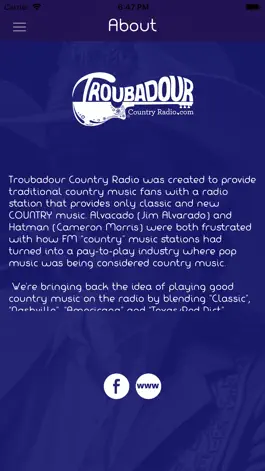Game screenshot Troubadour Country Radio hack