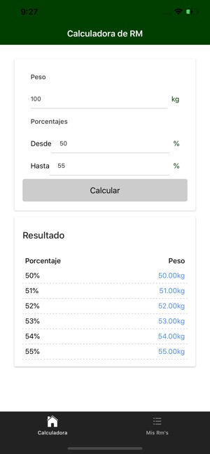 OhMyWod - Calculadora de RM(圖6)-速報App