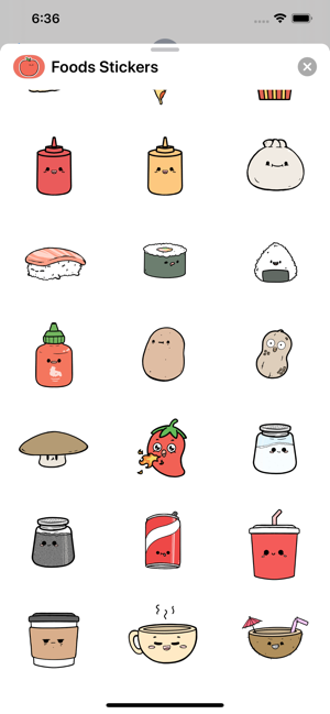 Foods: Aminal Stickers(圖4)-速報App