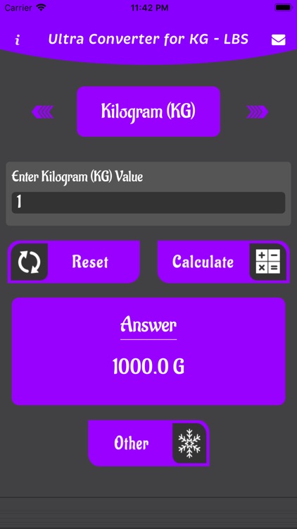 Ultra Converter for KG - LBS