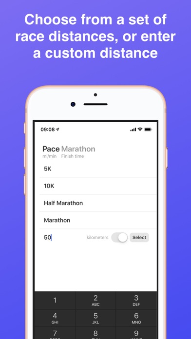 Paces: Running pace calculator screenshot 2