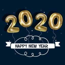 Happy New Year Stickers 2020