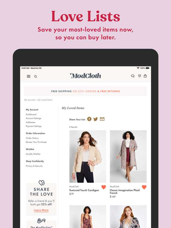 ModCloth: Shop Unique Clothing screenshot 3