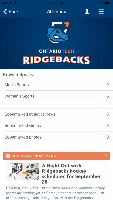 Ontario Tech Mobile screenshot 2
