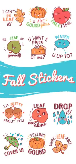 Game screenshot Fall Stickers ⋆ apk