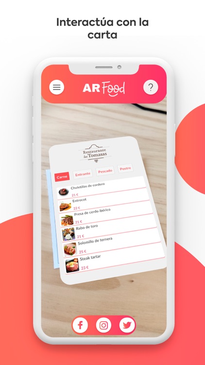 AR Food – Tu Carta en Realidad screenshot-3