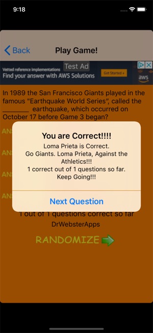 Trivia Game for SF Giants fans(圖6)-速報App