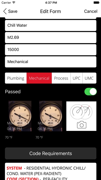 Pressure Test App