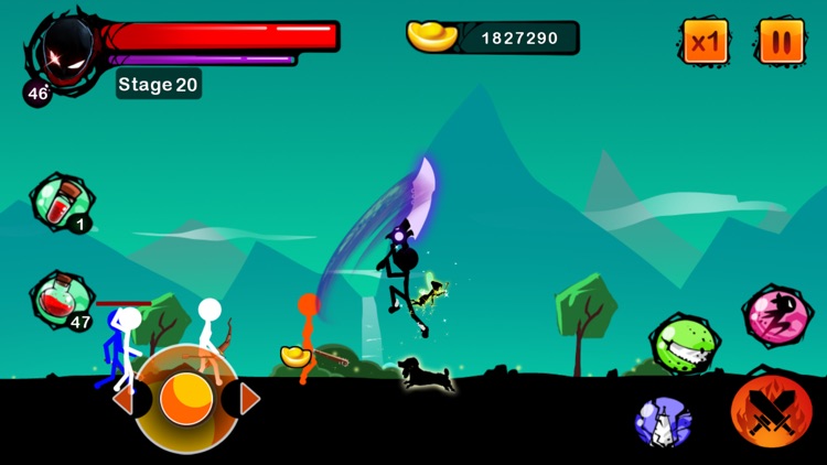 Stickman Ghost Ninja Warrior screenshot-4