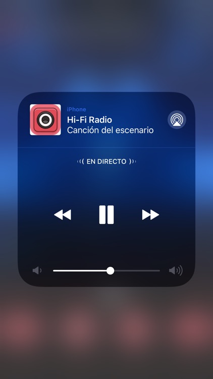 Canción del escenario