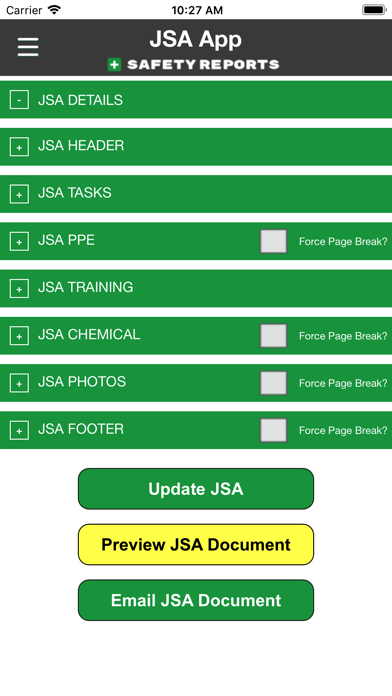 Safety JSA App screenshot 2