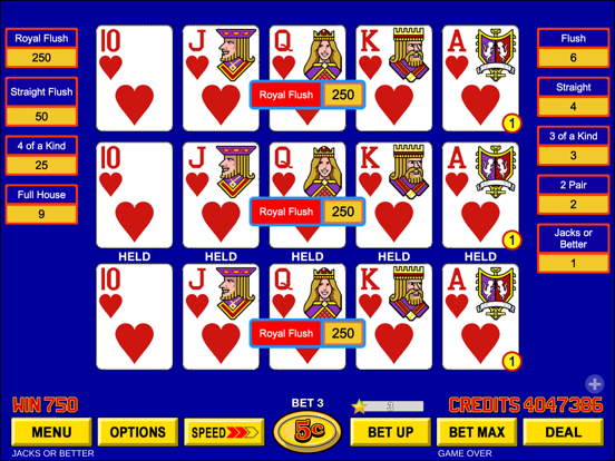 video poker classic